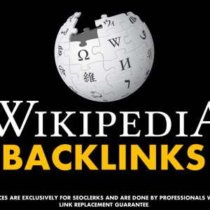 Wikipedia Backlinks Manual delivery