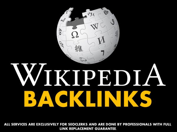 Wikipedia Backlinks Manual delivery